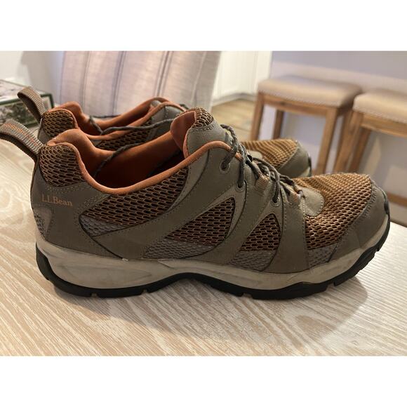 LL Bean Mens Rocky Coast Multisport Shoe Sz 11.5 M Green‎ Orange Hiking Trail 2 main image 4